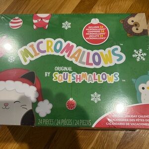 24 Piece - Micromallows 2.5'' Squishmallows Holiday Advent Calendar 2024 - 24pc